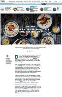 Vegan travel: how meat-free holidays are taking off Vegan travel: how meat-free holidays are taking off